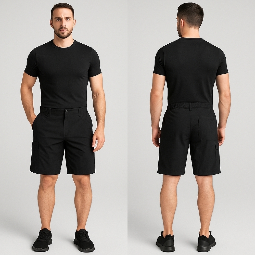 Performance Padded Bike Shorts Men’s Size M Black Athletic Cycling